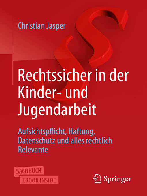 Title details for Rechtssicher in der Kinder- und Jugendarbeit by Christian Jasper - Available